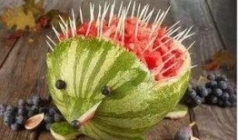 刺猬吃瓜图片大全,趣味横生的自然瞬间