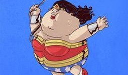 吃瓜胖妞卡通头像,萌态可掬的卡通形象魅力解析